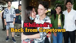 Jannat Zubair,Faisal Shaikh,Rajiv Adatia & Rubina Dilaik Back from Capetown 😍✈️📸