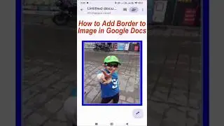How to Add Border to Image in Google Docs | Google Docs me image per border kaise lagaye