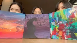 My First Canvas Painting Experience 🤗