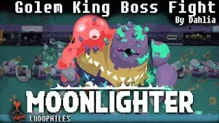 Moonlighter - Golem King Boss Fight (1st boss, Golem Dungeon)