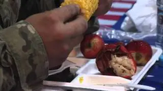 Soldiers from 1-84 FA celebrate the Army's 236th Birthday