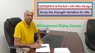 Lecture 9.4: Evaluation of Strength of Fly Ash Concrete