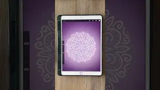Have you tried the #procreate symmetry tool? #procreatetips #howtodraw #ipadart #mandalaart