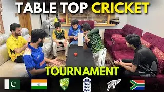 We Created World's FIRST Table Top Cricket Tournament | Group Stage Matches 1 & 2