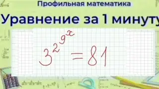 Уравнение | Профильная Математика