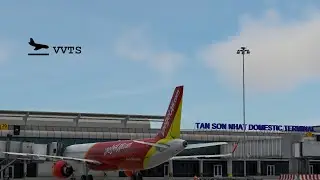[XP12] VVTS Tan Son Nhat  Landing | Toliss A321 Neo (VJC276)