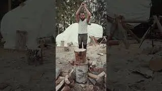 Best Way To Cut Firewood #offgrid