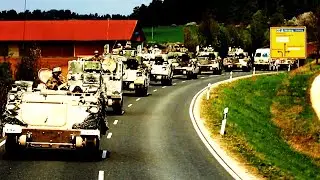 U.S. Soldiers Conduct LARGEST MECHANIZED Tactical ROAD MARCH Exercise In Germany In 20 Years!
