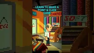 Learn to point & click #retro #gamedev #retrogaming