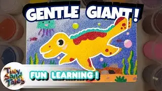 Molly the Gentle Giant! 💖 | Mosasaurus Story About Kindness | Tiny Sand Tales