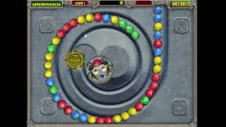 zuma deluxe but the position of the path is changed