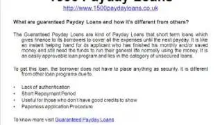 How to get 1500 Payday Loans