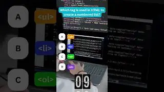 The Challenge: Which tag is used in HTML to create a numbered list? #html #css #javascript