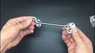OPENTIP Muka Stainless Steel Barn Door Hook and Eye Latch Gate Lock
