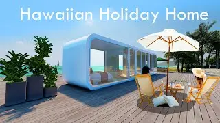 Prefab Apple Cabin Hotel Unit in Hawaii &mdash; Modern Tiny House by DEEPBLUE SMARTHOUSE
