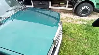 Barnfind W123 Mercedes after first wash in 15 years