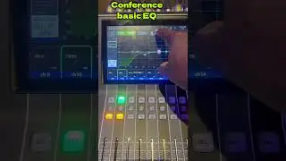 Confere basic Eq Yamaha DM3. #soundengineer #yamaha #conference #tutorial