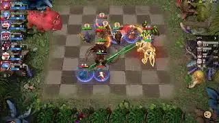 Divine Demon warriors | high IQ plays | AUTO CHESS MOBILE