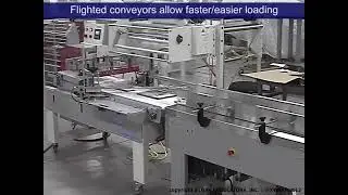 Texwrap Spartan 2215 L-Sealer Shrink Wrapping System with Flighted Infeed