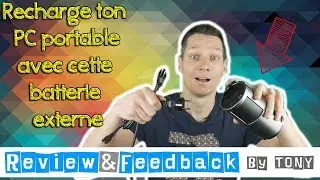 🔋 Batterie externe Novoo pour PC portable et Macbook 🔌