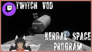 Kerbal Space Program - Finding the Apollo 11 memorial on the Mun! (Twitch VOD)