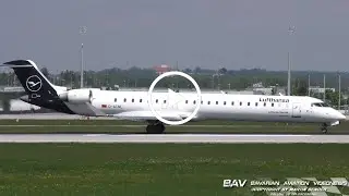 Bombardier CRJ-900 - Lufthansa CityLine D-ACNL - takeoff at Munich Airport