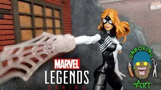 Marvel Legends Spider-Woman Molten Man BAF Wave Unboxing and Review