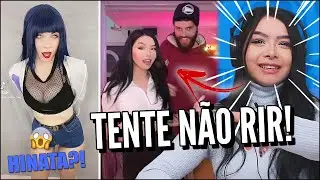JOVENS REAGEM A OS MELHORES TIK TOK DE COMÉDIA - TENTE NÃO RIR -  DEFANTE E YUNI DANÇAM MUITO