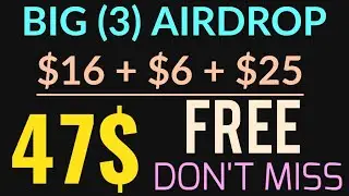 Get Free 47$ Top 3 Strong Airdrop 2021| Online Income with Crypto Spice | #airdrop #BTC #ETH #DeFi.