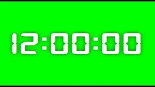 12 Hour Live Focus Timer ⏱ Green Screen | Deep Work &bull; Study &bull; Productivity | ULTRA TIMER