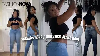 Джинсы с низкой/средней посадкой от Fashion NOVA и Forver21