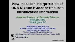 How Inclusion Interpretation of DNA Mixture Evidence Reduces Identification Information