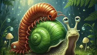 When a Thousand Legs Meets a Single Shell! (Unexpected Encounter