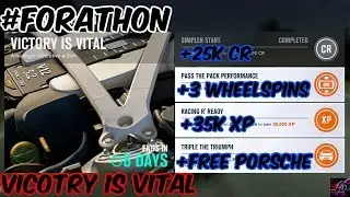 Victory is Vital Forzathon! - Ultimate Guide - Free Porsche & Wheelspins!! ForzaHorizon 3