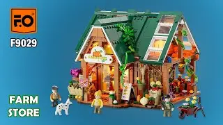 FUNWHOLE Farm Store (F9029)[1523 PCS] Step-by-Step Building Instructions @TopBrickBuilder