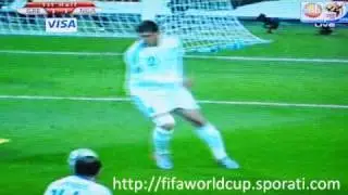Greece (1) vs Nigeria (1) goal by Salpingidis