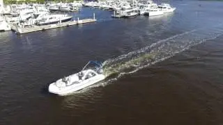 Naples Bay Aerial Footage of Allons-y
