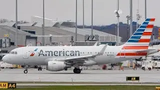 *First Flight back!* American Airlines Airbus A319 departing Montreal (YUL/CYUL)