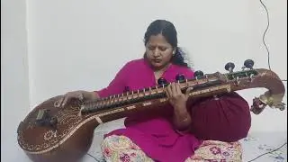 Sobhillu Saptaswara....Tyagaraja swamy kruti in Jaganmohini ragam set to aditalam🙏🏻🌷