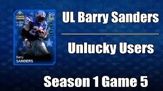 Madden 25 Ultimate Team: Ultimate Legend Barry Sanders | Season 1 | Game 5