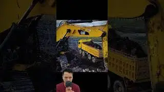 EXCAVATOR CATERPILLAR 390D WORKING WITH MERCEDES MAN DUMP TRUCK...GOOD JOB