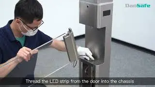 Daosafe DS225 Optical revolving door installation steps