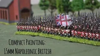 Painting 15/13.5mm Napoleonics: British Infantry