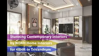 Stunning Contemporary Interiors by NOAH Home Interiors for 4BHK | Tailored Designs for Interior