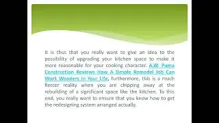 A.W. Puma Construction Reviews the Cycle to Have Your Kitchen Redesigned