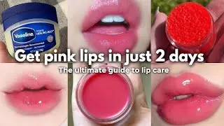 Winter Lip Care ❄️ | Cure Chapped & Dark Lips Naturally 💋 | Pink Soft Baby Lips Remedy