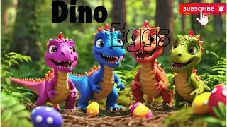 Dino Dance Party and Eggs Song | Fun Dinosaur Nursery Rhyme for Kids