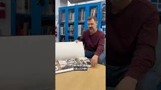 Заведующий библиотекой #SVA Марк показывает нам #фотокнигу из коллекции #RareBook! #фотография #и...