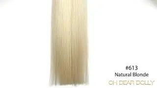 oh dear dolly - Pure Russian Hair Extensions #613 Natural Blonde