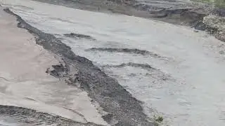 Explosive River Burst Caught on Camera|Sand & Silt Destruction| Heavy Sand Cut & Flood Water Madness